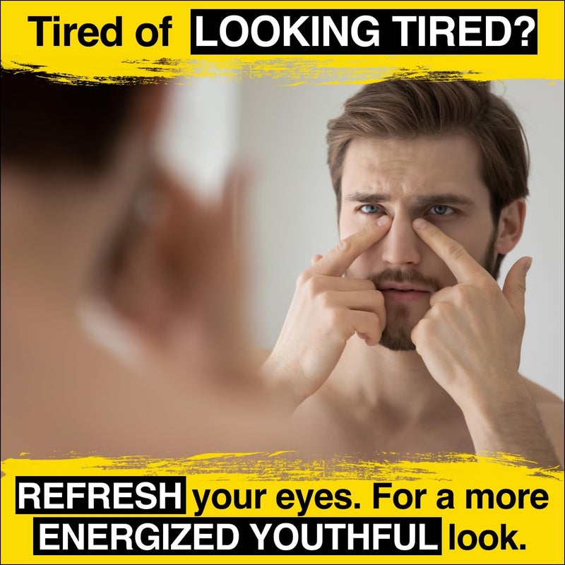 Lumin - Kickass Trio - Daily Face Moisturizer, Wrinkle Defense Serum & Dark Circle Defense Balm, Anti-aging skincare routine for men, Help with Clogged Pores, Dark Circles, Fine Lines, Wrinkles - Image 4